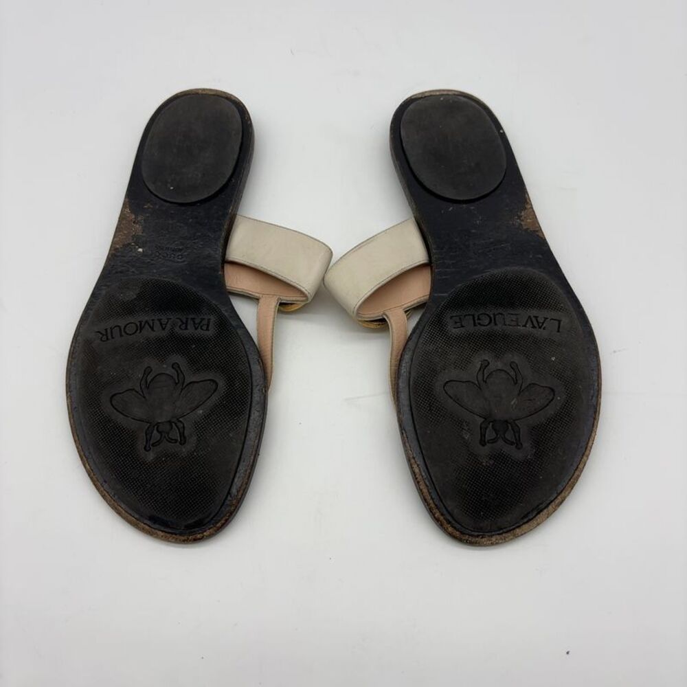 Gucci Black and Cream Sandals - Picture 4 of 5